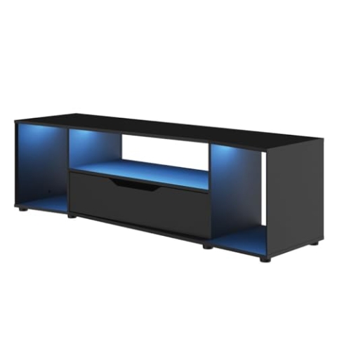 Calicosy Meuble TV Gamer Hack - L163 x H48 x P45 cm