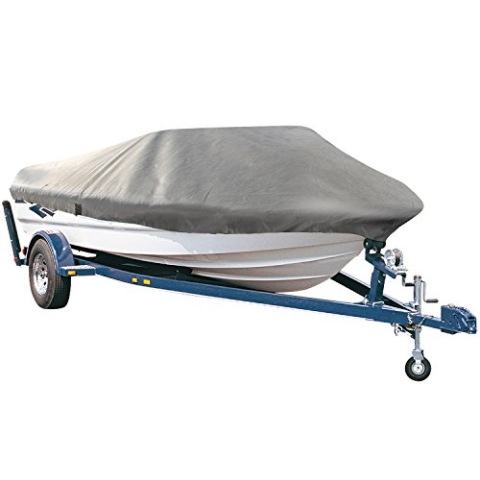 pro.tec Bootspersenning bis 580cm x 295cm Bootsplane Abdeckplane Boot Bootsabdeckplane GRAU