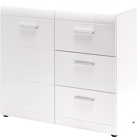 Germania 3581-84 GW-Adana Kommode, Holz, weiß, 40 x 96 x 86 cm