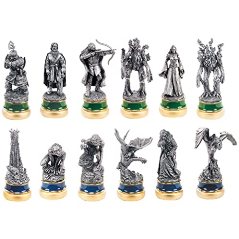 Last Level Lord of The Rings Two Towers Chess Pieces (6+6) Marke