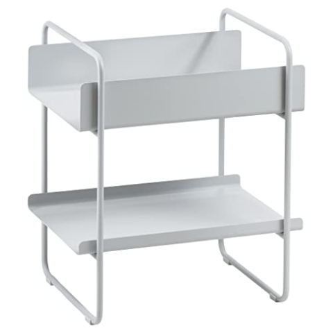 Zone Denmark A-Console Table Konsolentisch, Beistelltisch und Dekotisch aus Metall, 48 x 35,6 x 55,5 cm, Soft Grey