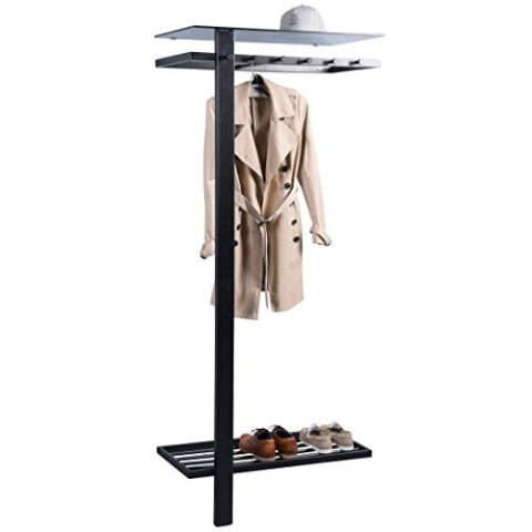 M2 Kollektion Barcelona Wandgarderobe, Metall, B/H/T = 80x190x43cm