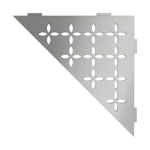 Schlüter Shelf-E-S1 210x210mm Floral (Edelstahl gebürstet)