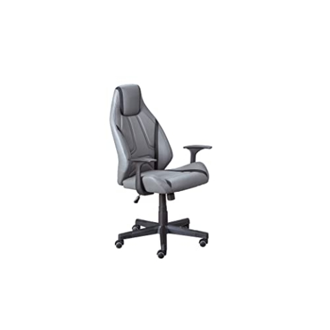 Inter Link – Bürostuhl – Drehstuhl – Chefsessel – Stufenlos Höhenverstellbar - ergonomisch geformte Rückenlehne - Bis ca. 120 Kg belastbar – Lysander