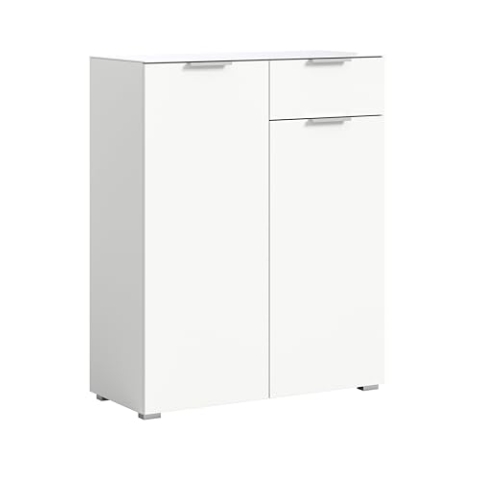 xonox.Home Kommode Ray Sideboard Highboard Schrank weiß Nb.,ca.90x112x40 cm