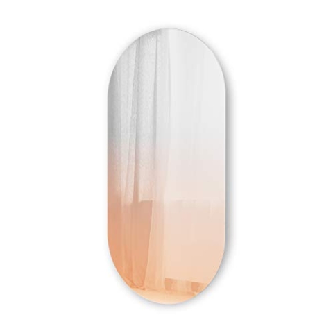 UMBRA Misto Spiegel, ovaler Wandspiegel mit Farbverlauf 92 x 46 cm