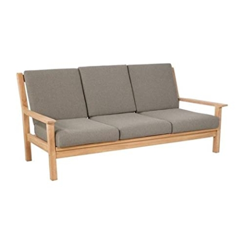 Loungebank Teak 180cm, inkl. Kissen