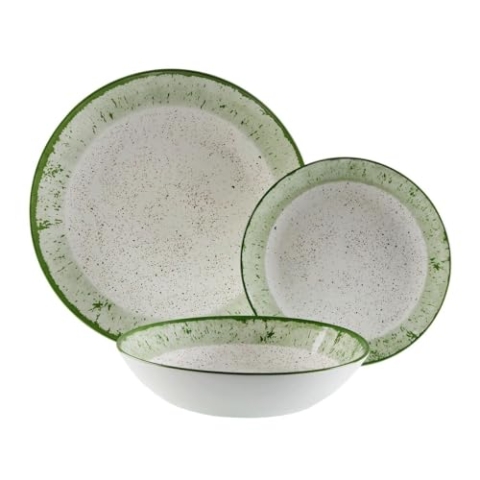 Versa Geschirrset, Grün, Porzellan, 18-teilig, Marke: Versa - EAN: 8420327564191