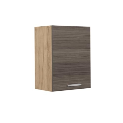 Vicco Hängeschrank R-Line, hängender Küchenschrank, Edelgrau, 45 cm