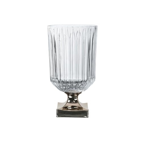 Nachtmann [W0724] Vase auf Fuß in Platin STK/1 651/81/32cm Minerva