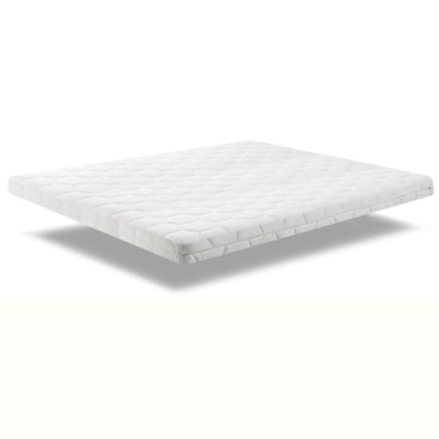 Premium Topmatratze 160 x 200 cm - 8 cm Dick - Kaltschaum - Waschbarer Bezug - CertiPUR-Zertifiziert - Matratze von Hotelqualität