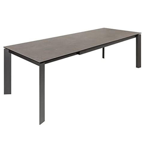 riess-ambiente.de Ausziehbarer Esstisch X7 180-240cm anthrazit Keramikplatte Modern Design