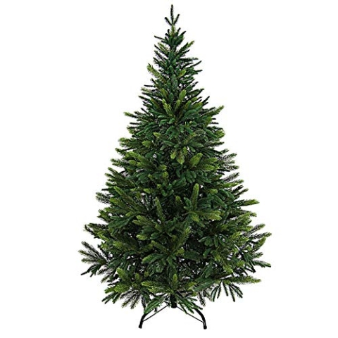 BB Sport Luxus Christbaum 180 cm Mittelgrün/Douglasie künstlicher Weihnachtsbaum PE/PVC Spritzguss Mix Tannenbaum Standfuß