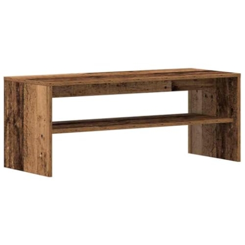 vidaXL TV-Regal Altholz-Optik 100x40x40 cm Holzwerkstoff, TV-Möbel, TV-Board, TV-Sideboard, TV-Ständer, TV-Bank, Fernsehschrank, Fernsehtisch