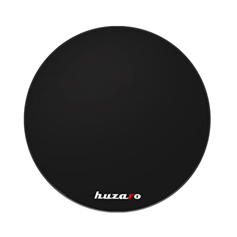 huzaro Floormat Bodenschutzmatte Bürostuhl Unterlage Kratzfest Floorpad-Bodenschutz Gaming-Stuhl-Unterlage Anti-Rutsch Gamer Gadgets Durchmesser 120 cm (Schwarz)