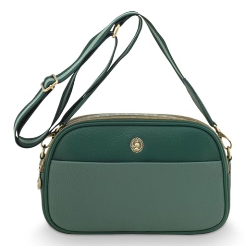 Pip Studio Frida Cross Body Bag Medium Green 26.5x7.5x16.5cm