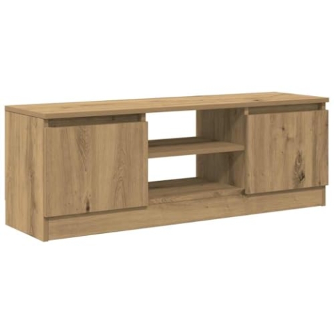 vidaXL TV-Schrank Artisan-Eiche 102x30x36 cm Holzwerkstoff, TV-Möbel, TV-Tisch, HiFi-Schrank, TV-Ständer, Medienschrank, Beistellschrank, Sideboard