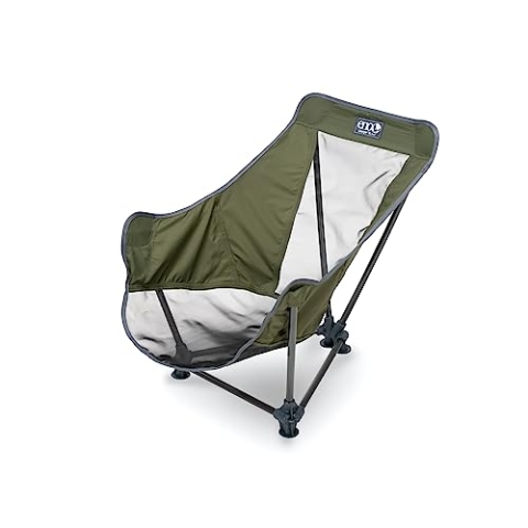 Eno campingstuhl Lounger SL76 x 57 cm Nylon/Aluminium grün/grau