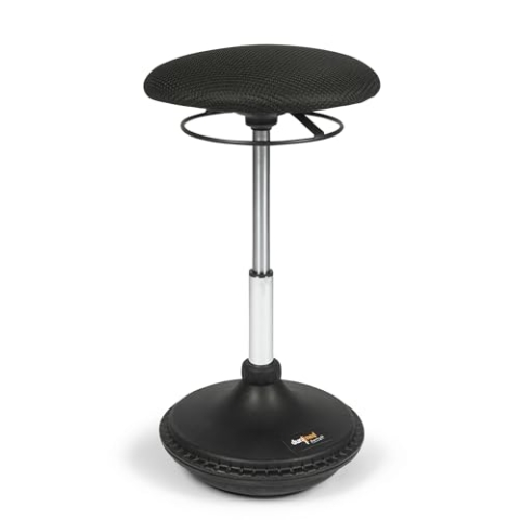 Dunimed Ergonomischer Balance Hocker mit Schwingeffekt - Aktiver Sitz-Steh-Hocker, Sitzhocker, Bürohocker, Arbeitshocker - Dreh- und höhenverstellbar