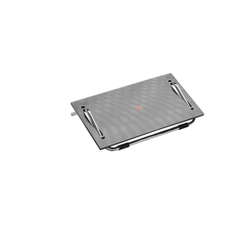 Twinco | Fußstütze mit Wippfunktion | Trittfläche mit Stahlbügel | stufenlos verstellbar | BxT 480 x 300 mm | schwarz