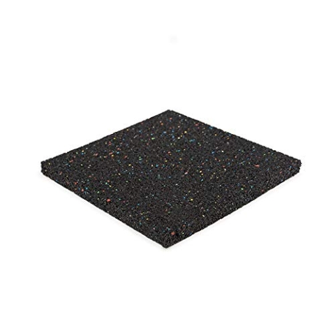 Terrassenpads 200x200x10mm (Set 80 stück) - Stärke GummiPads - Unterleger aus Gummigranulat - Bautenschutzmatte aus Gummi - Unterlagepads