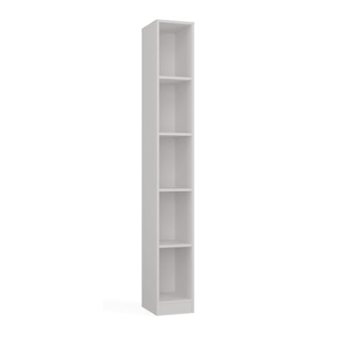 CDF Office Bücherregal R25 | Farbe: Weiß | Für Wohnzimmer, Büro, Arbeitszimmer | Modern | Regal für Bücher und Spielzeug | Ideal für Kinderzimmer, Teenager, Jugendzimmer