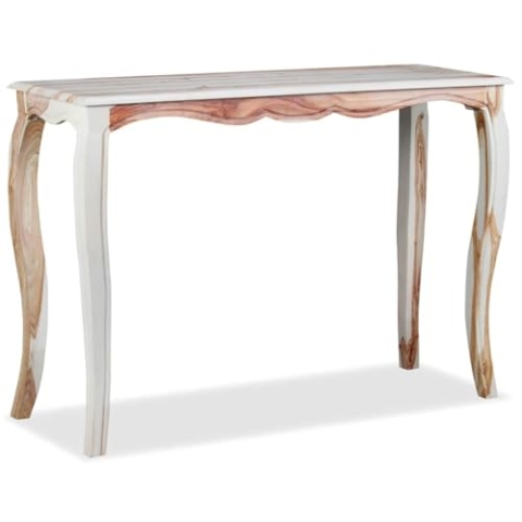 vidaXL Sheesham-Holz Massiv Konsolentisch Konsole Beistelltisch Sideboard Flurtisch Ablagetisch Frisiertisch Holztisch Palisander 110x40x76cm