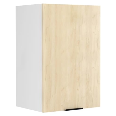 VCM Küchenschrank hängend | Maße ca. H. 60 x B. 40 x T. 31 cm | Hängeschrank mit Zwei Fächern | Küchenmöbel - Fasola Weiß/Honig-Eiche