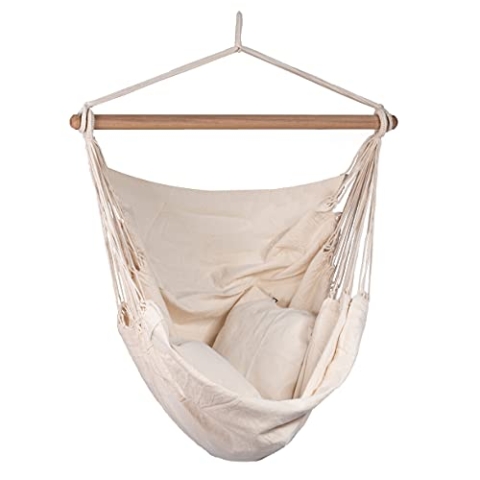 Tropilex Südamerikanischer Hängesessel Single | Handgefertigt | Fairtrade | 7 Stile & 8 Farben zur Auswahl | Flexibel & Belastbar | Perfekt für den Garten, Camping und auf Reisen geeignet
