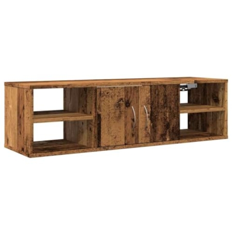 vidaXL Wandschrank Altholz-Optik 101x30x29 cm Holzwerkstoff, Schrank, Wohnzimmerschrank, Lagerschrank, Aufbewahrungsschrank, Schlafzimmerschrank