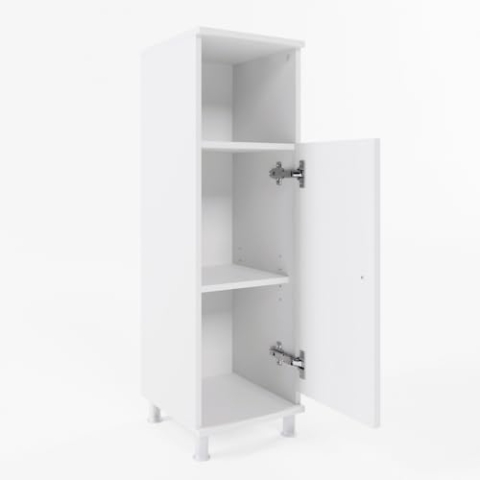 Vicco Midischrank Fynn, Badmöbel, Weiß, 30 x 95 cm