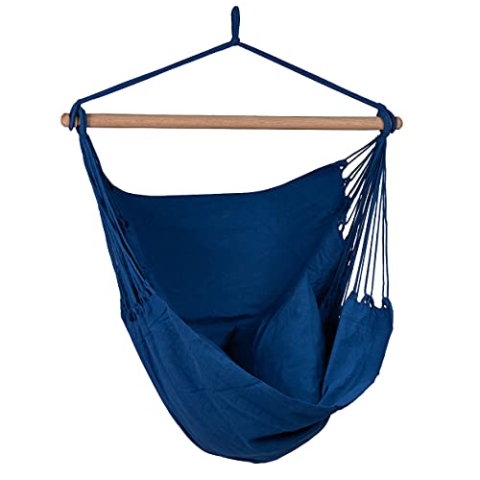 Tropilex Südamerikanischer Hängesessel Single | Handgefertigt | Fairtrade | 7 Stile & 8 Farben zur Auswahl | Flexibel & Belastbar | Perfekt für den Garten, Camping und auf Reisen geeignet