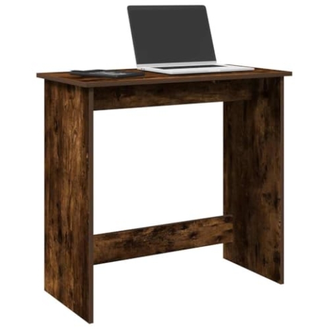 vidaXL Schreibtisch Räuchereiche 80x40x75 cm Holzwerkstoff, Bürotisch, Tisch, PC-Tisch, Computertisch, Laptoptisch, Arbeitstisch, Studiertisch