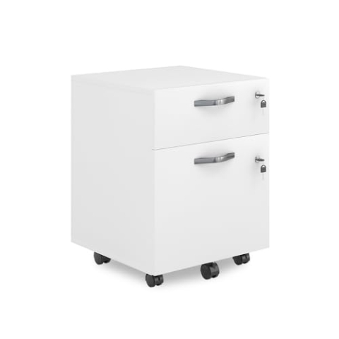 Vicco Rollcontainer Bregenz, Weiß, 40 x 53 cm abschließbar