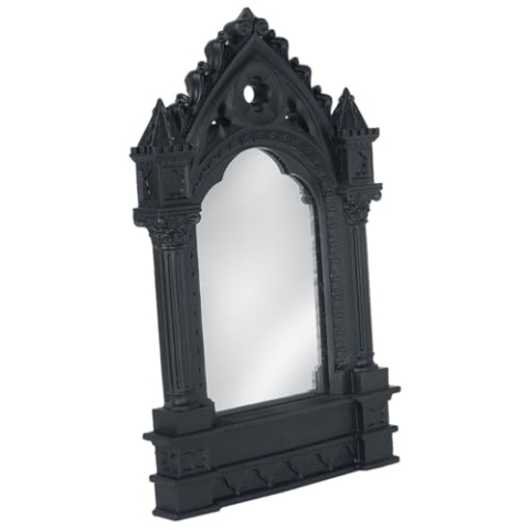 Alchemy England Spiegel - Kathedrale Unisex Tischdekoration schwarz Polyresin Gothic