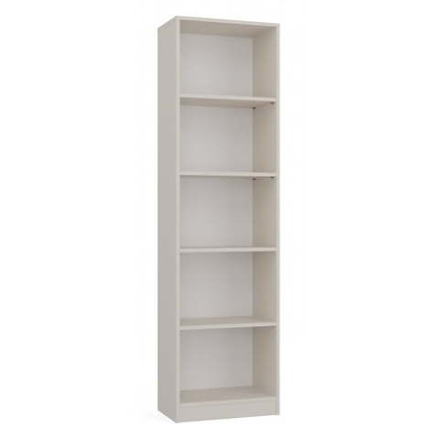 CDF Office Bücherregal R50 | Farbe: Kaschmir (beige) | Für Wohnzimmer, Büro, Arbeitszimmer | Modern | Regal für Bücher und Spielzeug | Ideal für Kinderzimmer, Teenager, Jugendzimmer