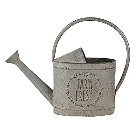 Clayre & Eef Dekoration Giesskanne grau 45x16x33 cm 6Y4249