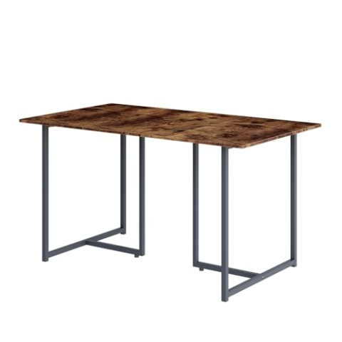 Vicco Esstisch Merido, Eiche rustikal/Grau, 140 x 80 cm