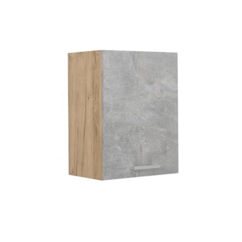 Vicco Hängeschrank R-Line, hängender Küchenschrank, Beton, 45 cm