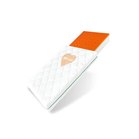 BestCare Visco Junior Kindermatratze Babymatratze Matratze Kaltschaummatratze 80x160 x13cm Viskoelastische Memory-Schaum waschbarer Aloe Vera Bezug Standard 100 by Oeko-TEX