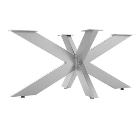 SOTECH Tischgestell SPIDER/Schwerlast Tisch-Beine aus echtem Edelstahl gebürstet/Tisch-Füße 430 x 980 x 580 mm/Einfache Montage/Tisch-Kufen für DIY-Projekte Couchtische, Esstische