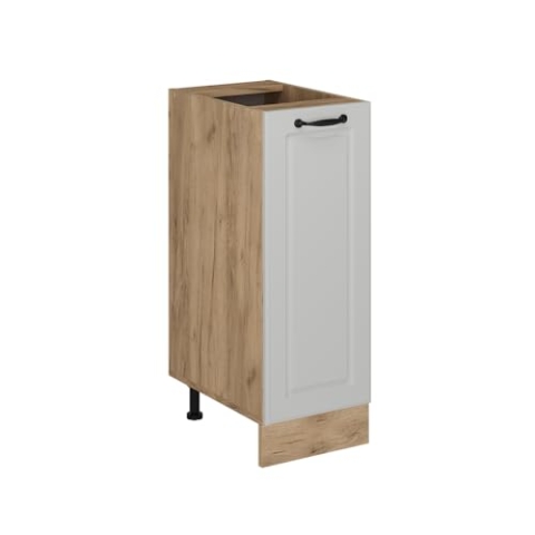 Vicco Apothekerschrank R-Line, Medizinschrank für die Küche, Weiß Landhaus, 30 cm ohne Arbeitsplatte