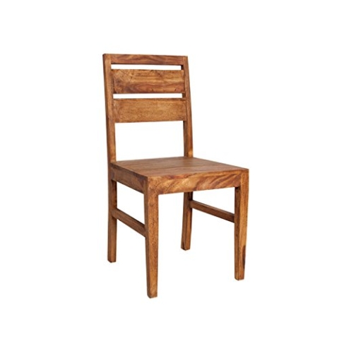 invicta INTERIOR Massiver Stuhl Pure Sheesham Holzstuhl Massivholz Esszimmer Stuhl aus Edelholz