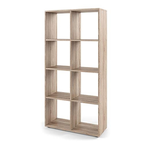 Vicco Raumteiler Scutum, stehendes Bücherregal, Sonoma, 72 x 143 cm