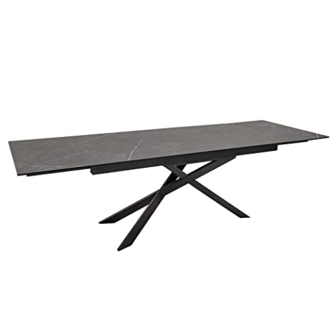 Ausziehbarer Esstisch Euphoria 180-220-260cm Graphit Keramik Made in Italy
