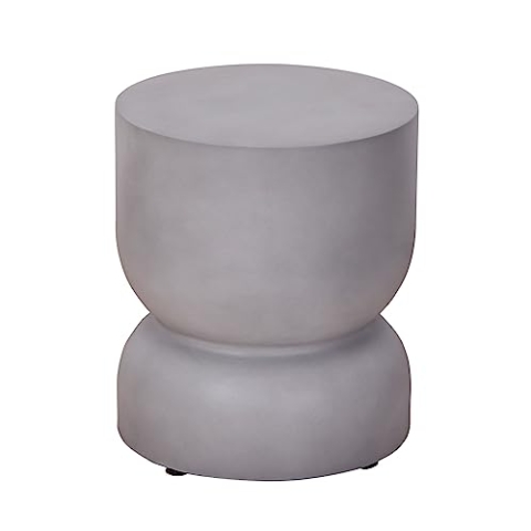 Fine Asianliving Beistelltisch Beton - Flint D35xH44cm