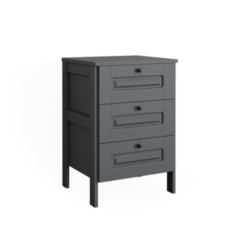 VitaliSpa Kommode Ajaton, Kinderregal, Grau, 60 x 88.4 cm