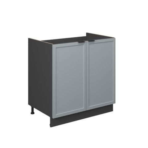 Vicco Küchenschränke Fame-Line, Hellblau-grau, 80 cm ohne Arbeitsplatte
