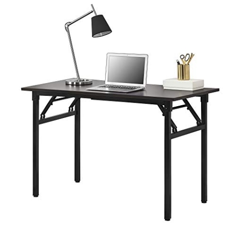 Neuhaus Klapptisch - 120 x 60 x 75-76,4cm Schreibtisch Bürotisch Computertisch Tisch Klappbar Dunkelbraun
