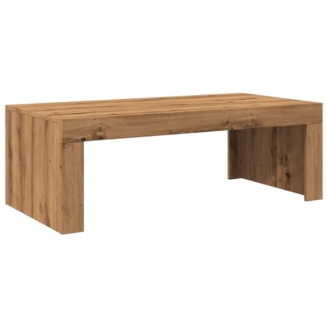 vidaXL Couchtisch, Beistelltisch Stabile Tischplatte, Kaffeetisch für Wohnzimmer, Sofatisch Teetisch, Modern, Artisan-Eiche Holzwerkstoff